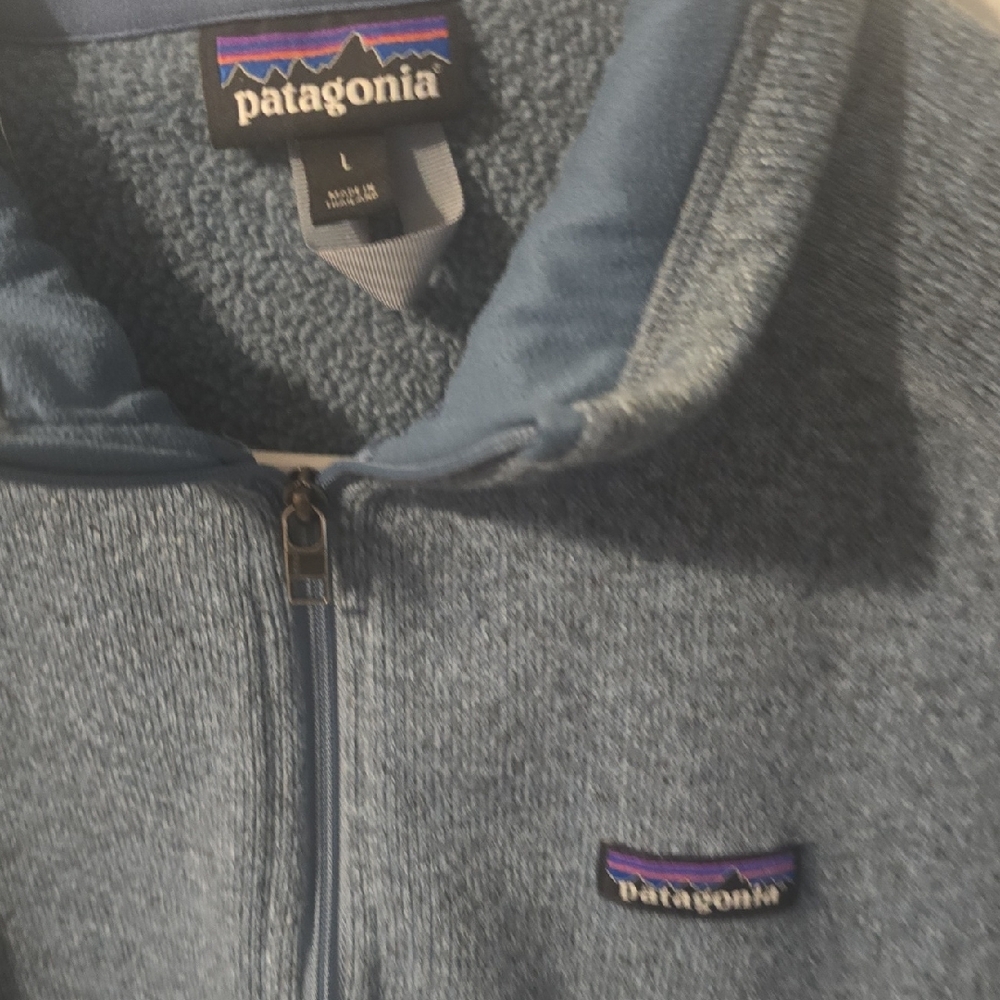 Patagonia Steel Blue Quarter-Zip Fleece - Picture 3 of 6